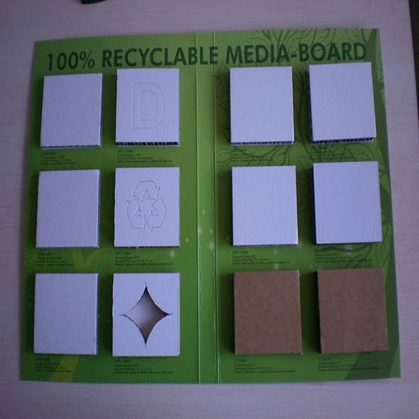Honeycomb plastic board for printing for graphic